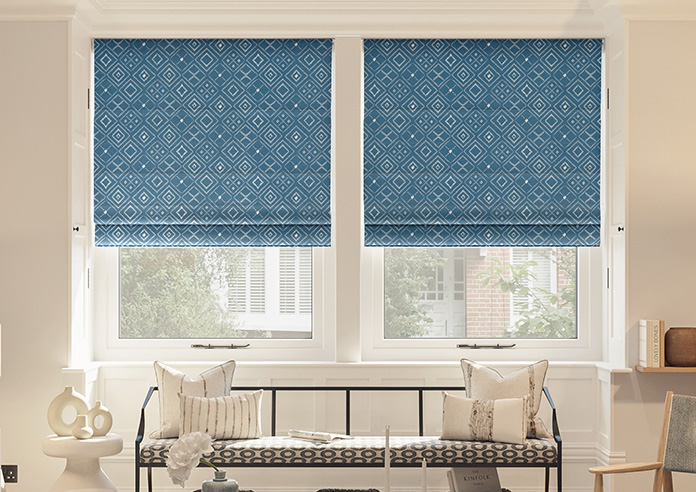 Newquay, Cerulean - Roman Blind - Image 3